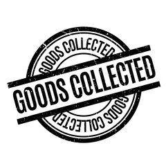 Goods Collected rubber stamp