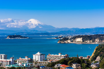 富士山と湘南海岸