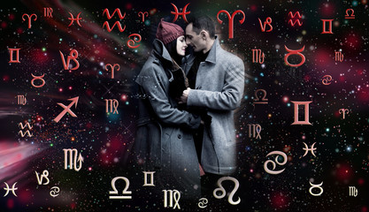 Love astrology, cosmic love of man and woman