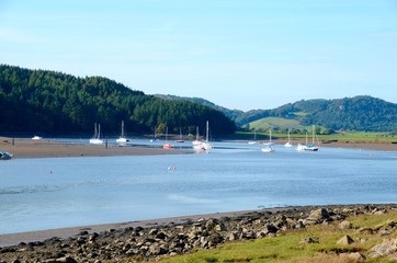 Boats at Urr Water, Kippford, Dumfries & Galloway