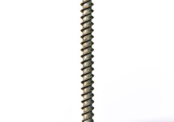 Close-up of screw for construction