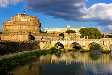 Ponte Sant'Angelo and Castel Sant'Angelo