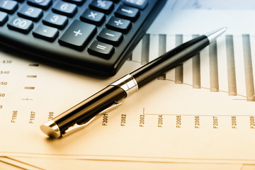 Business Objects in the office on the table