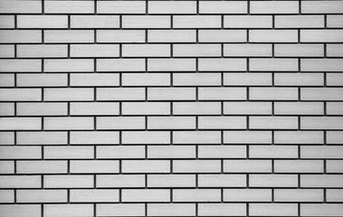 White bricks wall, fence, texture. Decorative blocks wallpaper
