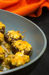 Royal baked stuffed mushrooms
