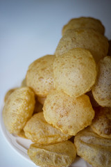 Puris / Pooris - Indian Fried Flatbread made with whole wheat flour