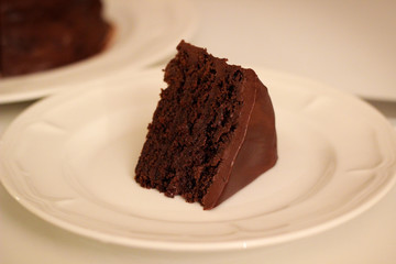Slice of Chocolate Cake