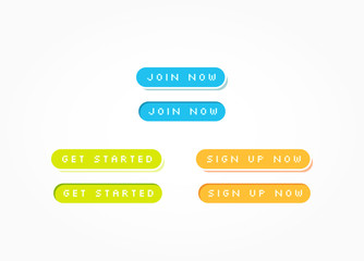 Join Now, Get Started & Sign Up Now Buttons