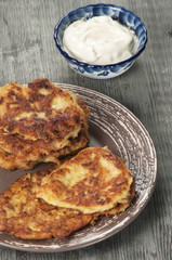 Marrow zuccini flapjack
