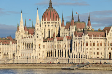 Fototapeta premium Hungarian Parliament, Budapest, Hungary