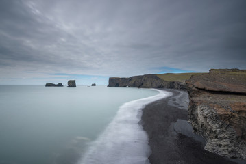 Vik black sand beach 