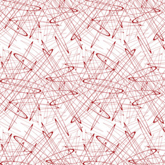 Seamless abstract guilloche ornament on white background. Elegant vector pattern illustration for invitations, banknotes, diplomas, certificates, tickets and other papers security or wrapping design 