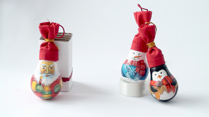 Decorated New Year Lamps