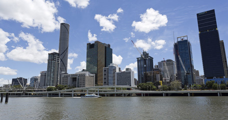 Fototapeta na wymiar View of Brisbane CBD