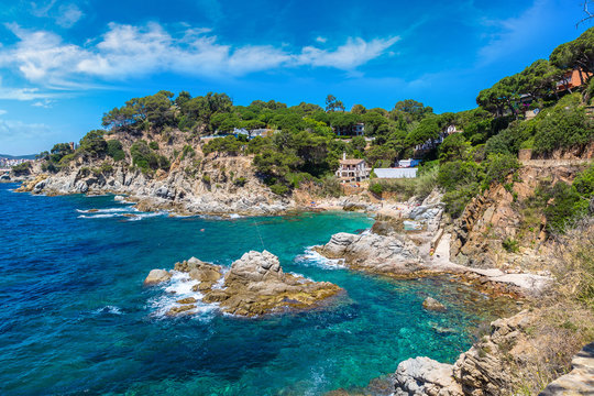 Coast of Lloret de Mar i