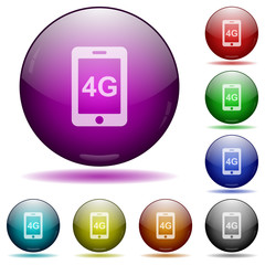 Fourth gereration mobile network glass sphere buttons