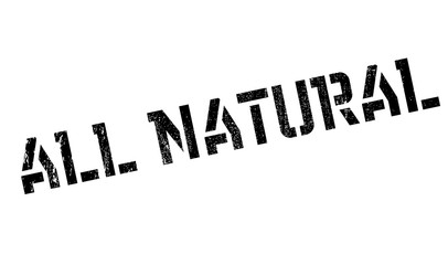 All Natural rubber stamp