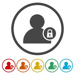 Personal vector icon 