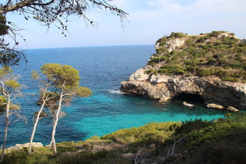 Mallorca Panorama Blick auf Cala des Moro