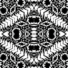 Unique, abstract pattern. Made with drawings and sketches