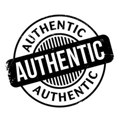 Authentic rubber stamp