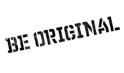 Be Original rubber stamp