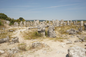 Pobiti Kamani (The Stone Desert), a desert-like rock phenomenon located on the north west Varna Province border in Bulgaria