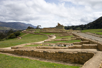 Fototapeta na wymiar Ingapirca inka ruins in Ecuador