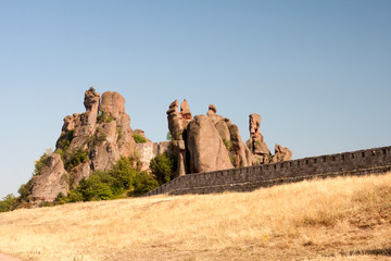 Scenes from Belogradchik fortress and special red rocks - Bulgaria