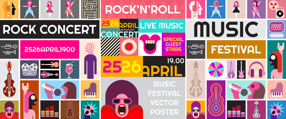 Rock Concert Vector Poster