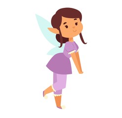 Fairies cartoon character vector.