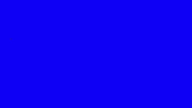 Shooting Arrow Flying on a Blue Screen