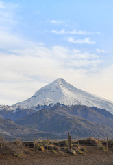 Fototapeta premium Volcano Lanin, Patagonia, Neuquen, Argentina