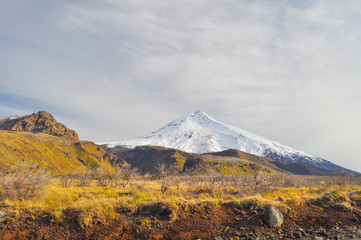 Fototapeta premium Wulkan Lanin, Patagonia, Neuquen, Argentyna