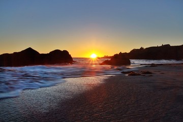 Sunset over Beach - 131901797