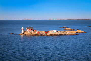 Lighthouse in Gothenburg Archipelago