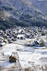 Snow scene of Shirakawago