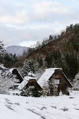 Snow scene of Shirakawago