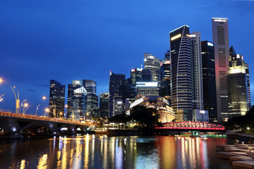 Obraz na płótnie Canvas Singapore River 1