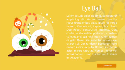 Eye Ball Conceptual Banner