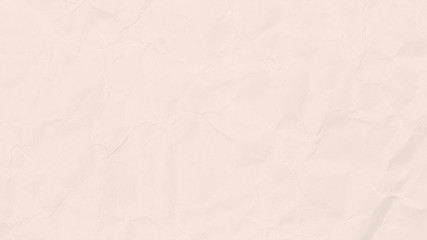 Crumpled light brown paper texture, paper background for design with copy space for text or image.
