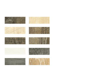 Laminate Wood Concept - Interior design. Architectural materials,- Laminate, Vinyl, Wood floor Concept.  wood texture floor Samples of laminate and vinyl floor tile on i