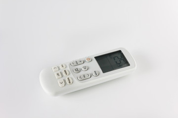 Air condioner remote controll, isolate remote-control on white
