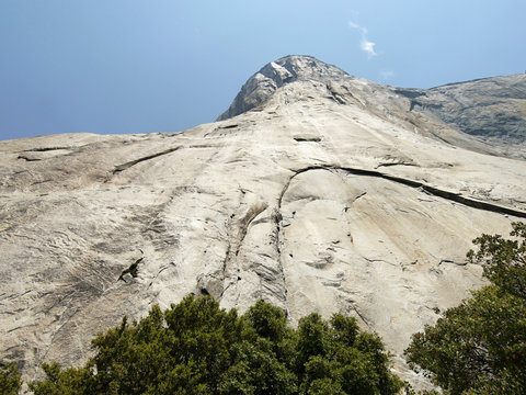 El Capitan. The largest granite wall in the world. Yosemite Valley, California.