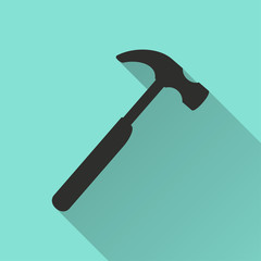 Hammer - vector icon.