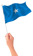 ソマリア　 国旗　手　アイコン