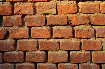 Obraz premium Old rough brickwork, grunge texture