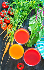 fresh vegetable juice