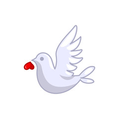 love bird icon illustration