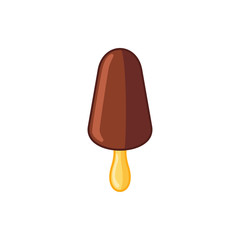 ice cream on stick icon illustration